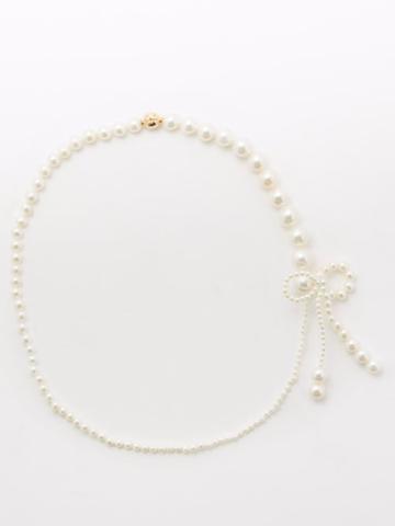 Sophie Bille Brahe - Peggy Rosette Pearl & 14kt Gold Necklace - Womens - Pearl