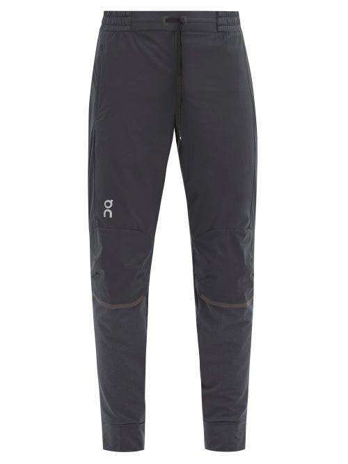 Matchesfashion.com On - Ripstop And Stretch-jersey Track Pants - Mens - Black