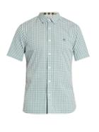 Burberry Short-sleeve Gingham Cotton Shirt