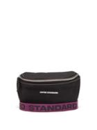 Matchesfashion.com United Standard - Logo Print Canvas Belt Bag - Mens - Black