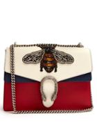 Matchesfashion.com Gucci - Dionysus Large Bee Appliqu Shoulder Bag - Womens - Blue Multi