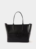 Mtier - Incognito Small Leather Tote Bag - Womens - Black