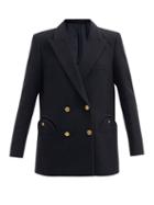 Matchesfashion.com Blaz Milano - Missy Everynight Cotton-blend Boucl Jacket - Womens - Black