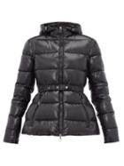 Matchesfashion.com Moncler - Rhin Hooded Quilted Down Jacket - Womens - Black