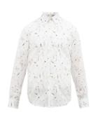 Matchesfashion.com Paul Smith - Floral-print Cotton-poplin Shirt - Mens - White