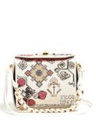 Alexander Mcqueen Box 16 Mini Embroidered-leather Shoulder Bag