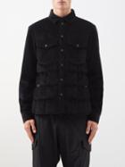 Moncler Grenoble - Gelt Quilted-corduroy Shirt Jacket - Mens - Black