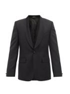 Matchesfashion.com Givenchy - Single-breasted Shawl-lapel Wool-blend Jacket - Mens - Black