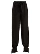 Roland Mouret Askern Wide-leg Silk Trousers