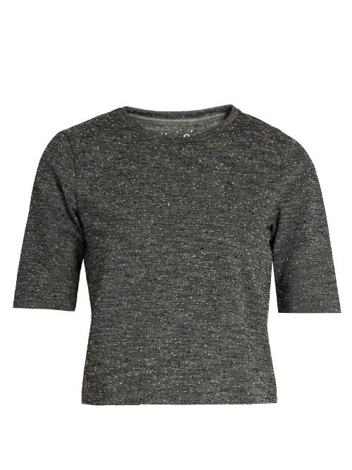 A.p.c. X Outdoor Voices Cropped Jersey Performance T-shirt