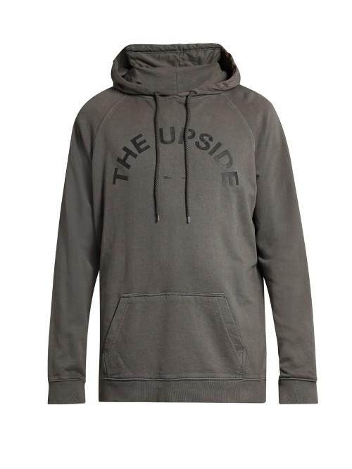 The Upside Logo-print Cotton Hooded Sweatshirt