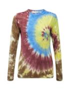 Matchesfashion.com Gabriela Hearst - Miller Round-neck Tie-dye Cashmere Sweater - Womens - Green Multi