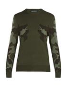 Neil Barrett Mirrored Camouflage-print Sweater