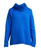 Matchesfashion.com Joseph - Sloppy Joe Oversized Chunky Knit Sweater - Womens - Blue
