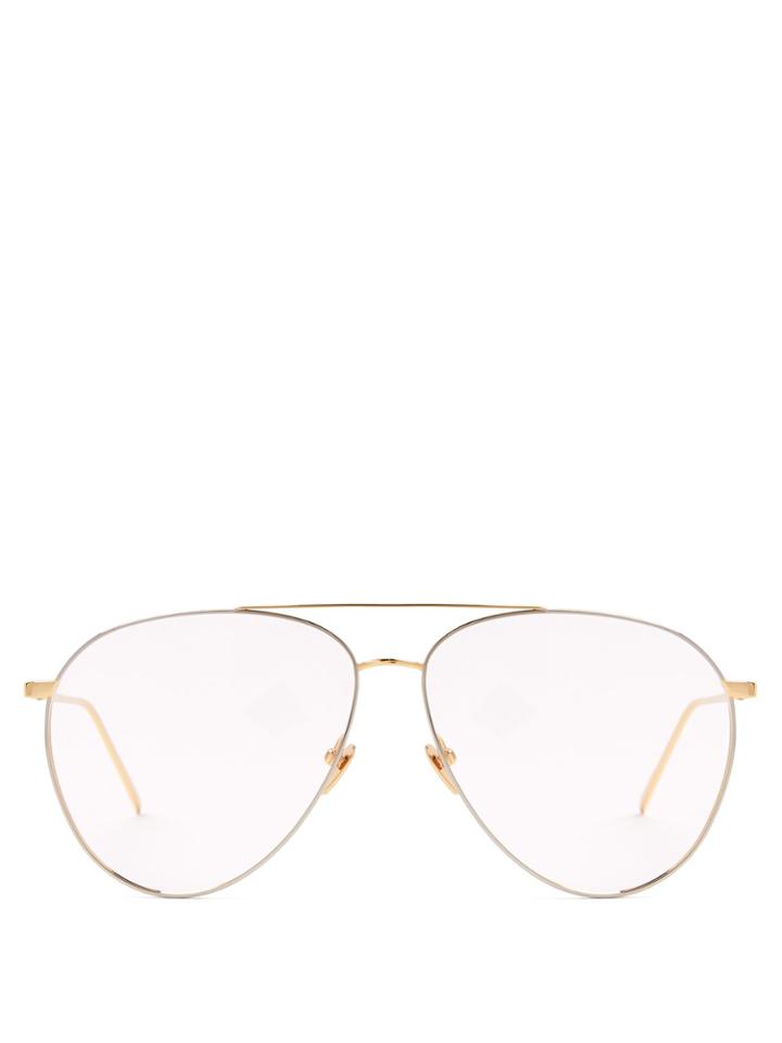 Linda Farrow Aviator Optical Glasses