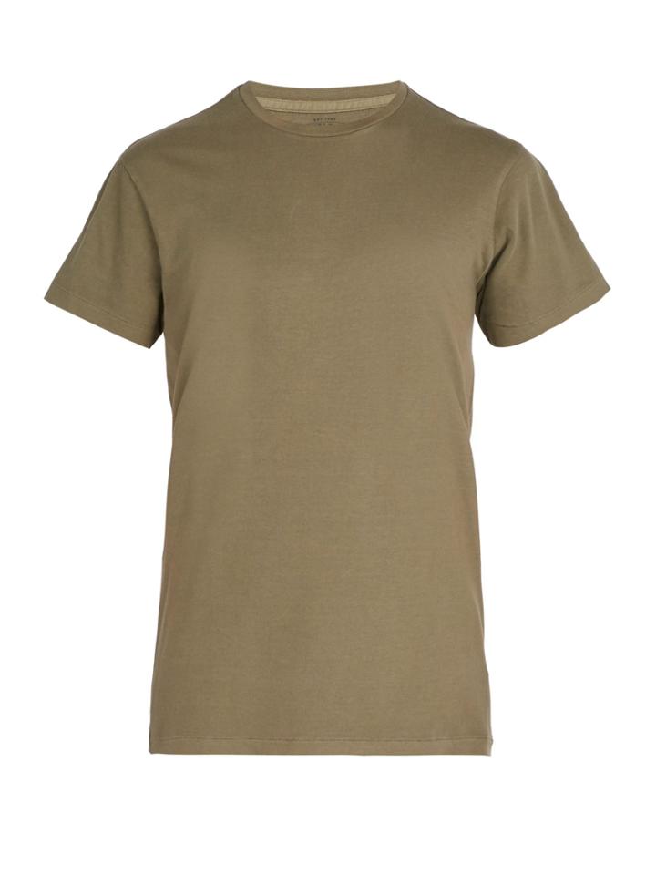 Rrl Logo-embroidered Cotton T-shirt