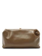 Matchesfashion.com Jil Sander - Goji Leather Clutch Bag - Womens - Dark Green