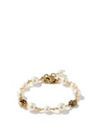 Ladies Jewellery Gucci - Gg And Glass Pearl Bracelet - Womens - Pearl