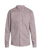 Ami Checked Single-cuff Cotton-poplin Shirt