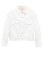 Matchesfashion.com Ambush - Untitled Logo Print Denim Jacket - Mens - White