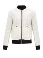 Matchesfashion.com Rick Owens - Reversible Printed Cotton-blend Bomber Jacket - Mens - White