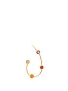 Matchesfashion.com Ana Khouri - Phoebe 18kt Gold, Sapphire & Diamond Earring - Womens - Multi
