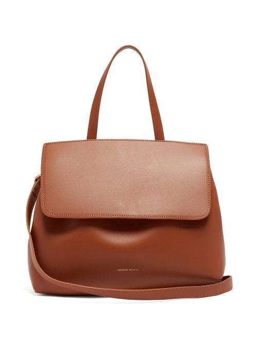 Matchesfashion.com Mansur Gavriel - Lady Drawstring Leather Bag - Womens - Tan