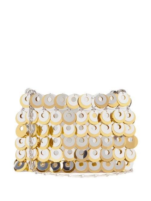 Matchesfashion.com Paco Rabanne - Sparkle 1969 Small Sequinned Shoulder Bag - Womens - Silver Multi