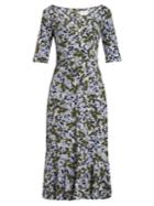 Erdem Glenys Floral-print Jersey Midi Dress