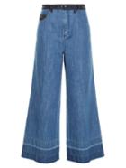 Sonia Rykiel High-rise Wide-leg Cropped Jeans