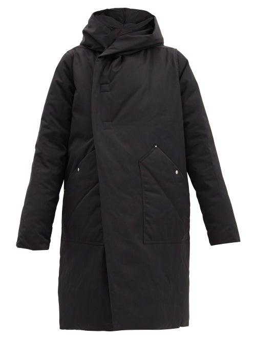 Matchesfashion.com Rick Owens - High-collar Down-padded Technical Parka - Womens - Black