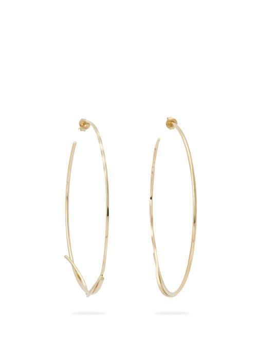 Matchesfashion.com Completedworks - A Simple Twist Of Fate Gold Vermeil Hoop Earrings - Womens - Gold
