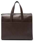 Matchesfashion.com Bottega Veneta - Intrecciato Leather Holdall - Mens - Brown