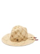 Matchesfashion.com Maison Michel - Zango Open-weave Straw Hat - Womens - Beige