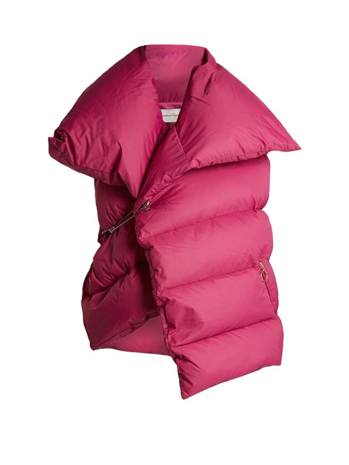 Marques'almeida Asymmetric Quilted Down Gilet