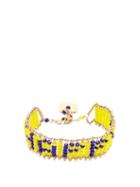Matchesfashion.com Rosantica By Michela Panero - Happy Beaded Bracelet - Womens - Yellow