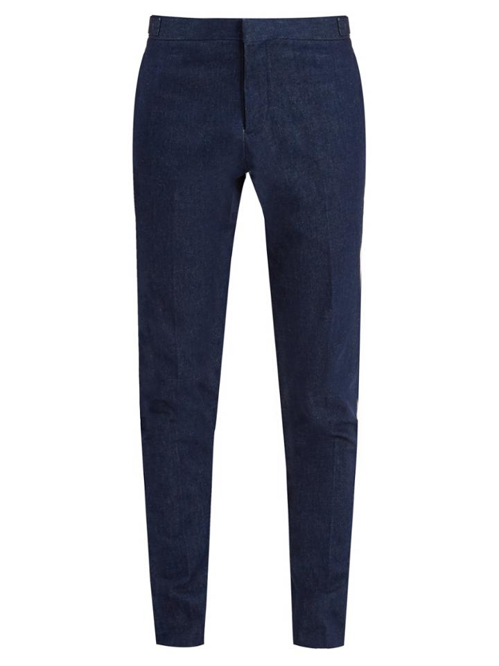 Thom Browne Low-rise Straight-leg Trousers
