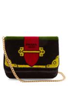 Prada Cartoon Velvet Belt Bag