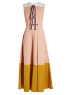 Roksanda Mariko Tri-colour Midi Dress