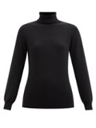 Johnstons Of Elgin - Roll-neck Cashmere Sweater - Womens - Black
