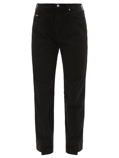 E.l.v. Denim - The Twin Match Relaxed Jeans - Womens - Black