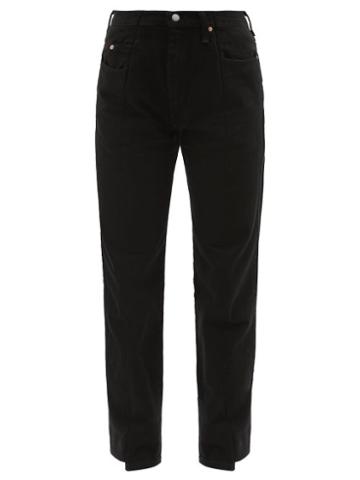 E.l.v. Denim - The Twin Match Relaxed Jeans - Womens - Black