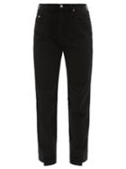 E.l.v. Denim - The Twin Match Relaxed Jeans - Womens - Black