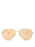 Matchesfashion.com The Row - X Oliver Peoples Casse Aviator Sunglasses - Womens - Orange