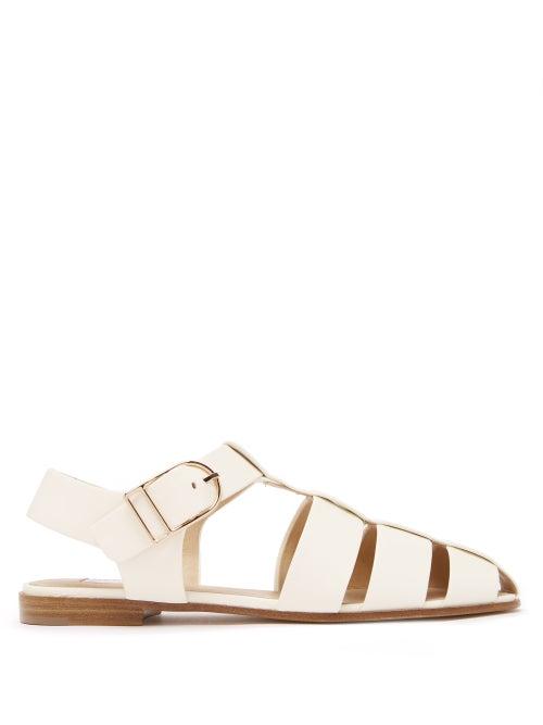 Gabriela Hearst - Lynn Leather Sandals - Womens - White