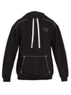 Matchesfashion.com True Religion - Contrast Stitch Hooded Cotton Sweatshirt - Mens - Black