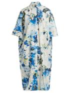 By. Bonnie Young Floral-print Cotton And Silk-blend Shirtdress