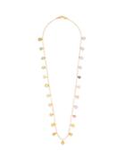 Matchesfashion.com Bibi Van Der Velden - Rainbow Sapphire & 18kt Rose-gold Necklace - Womens - Rose Gold