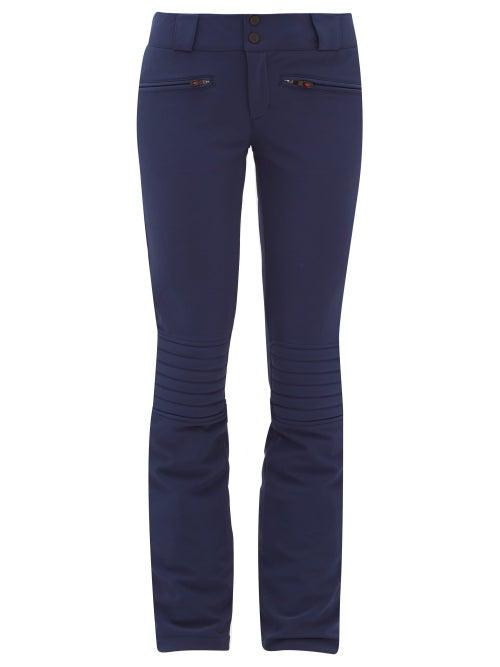 Matchesfashion.com Perfect Moment - Aurora Flared Ski Trousers - Womens - Navy
