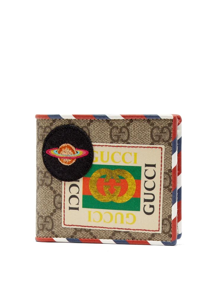 Gucci Gg Supreme Ufo Bi-fold Wallet